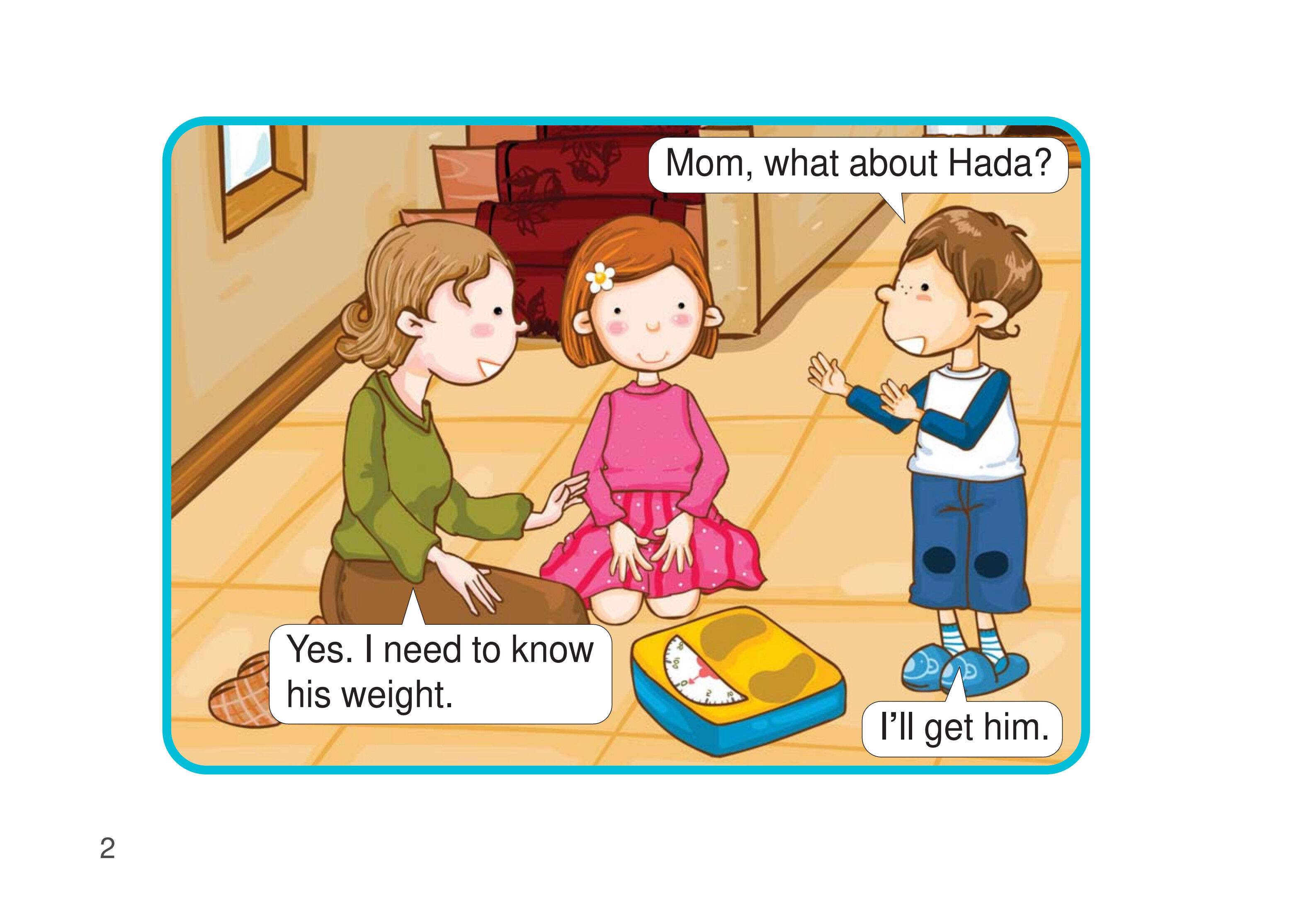 Hada Weighs 9.5 Kilograms绘本故事第3页