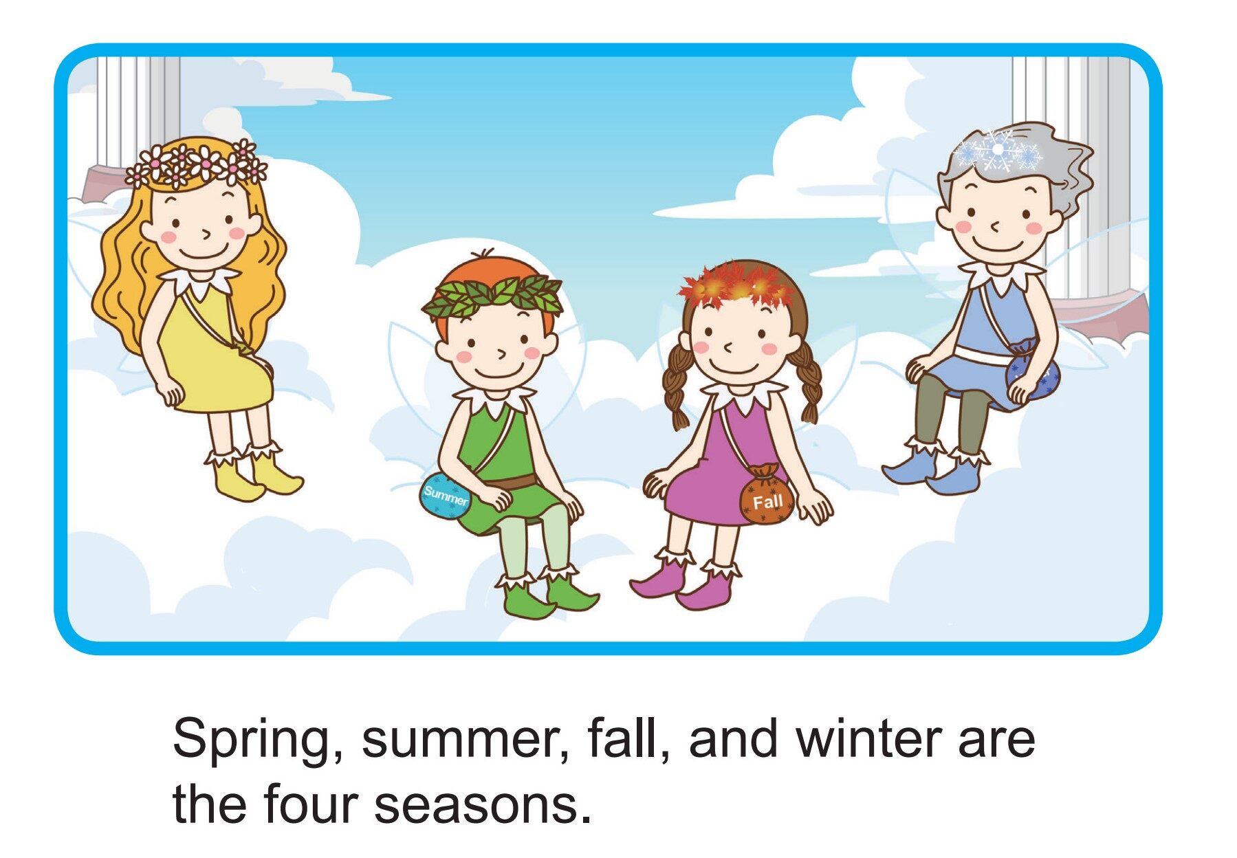 The Seasons绘本故事第2页