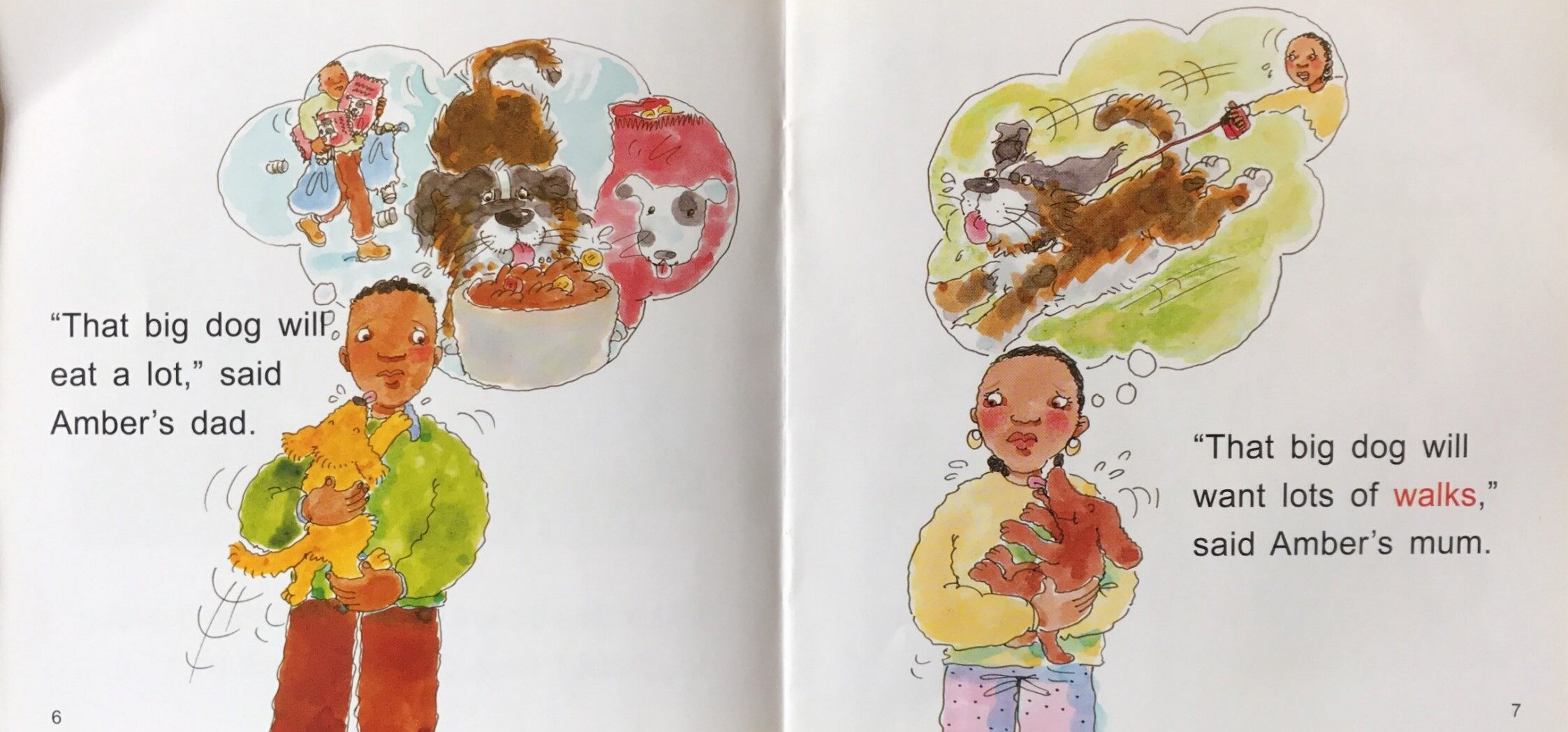 Amber’s Big Dog绘本故事第5页