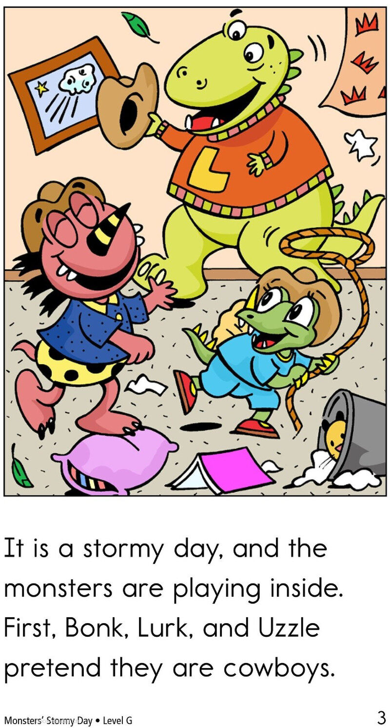 Monsters' Stormy Day绘本故事第3页