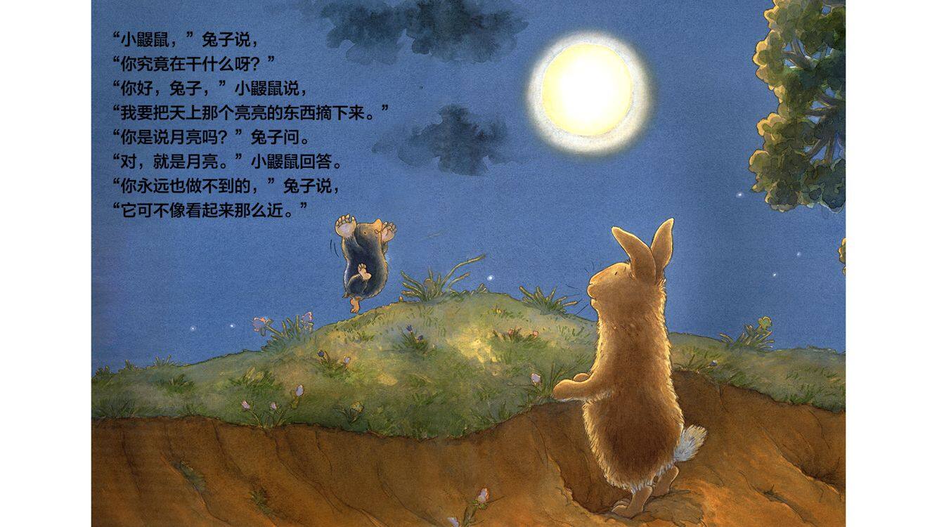 小鼹鼠摘月亮绘本故事第5页