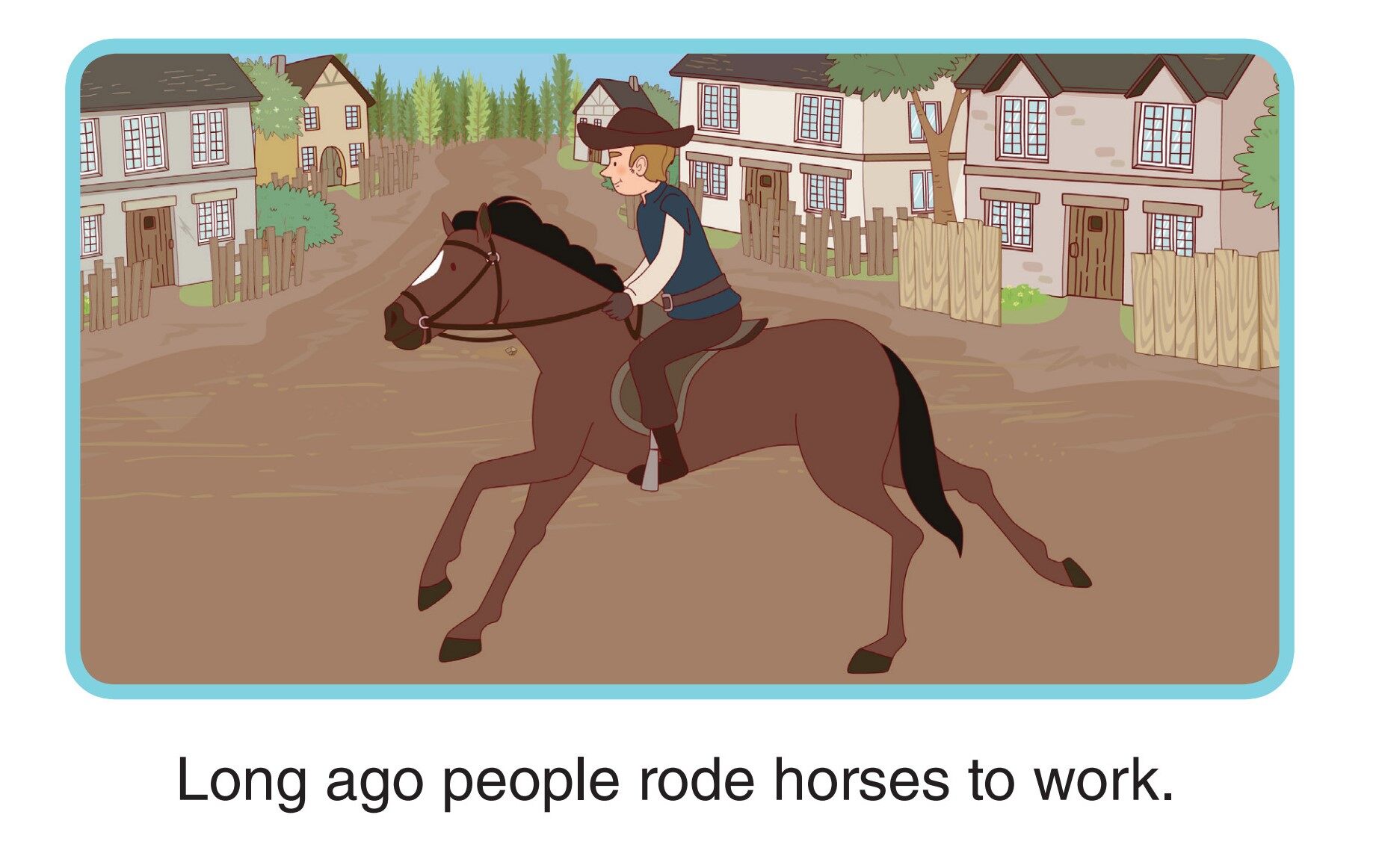 Long Ago and Now绘本故事第3页