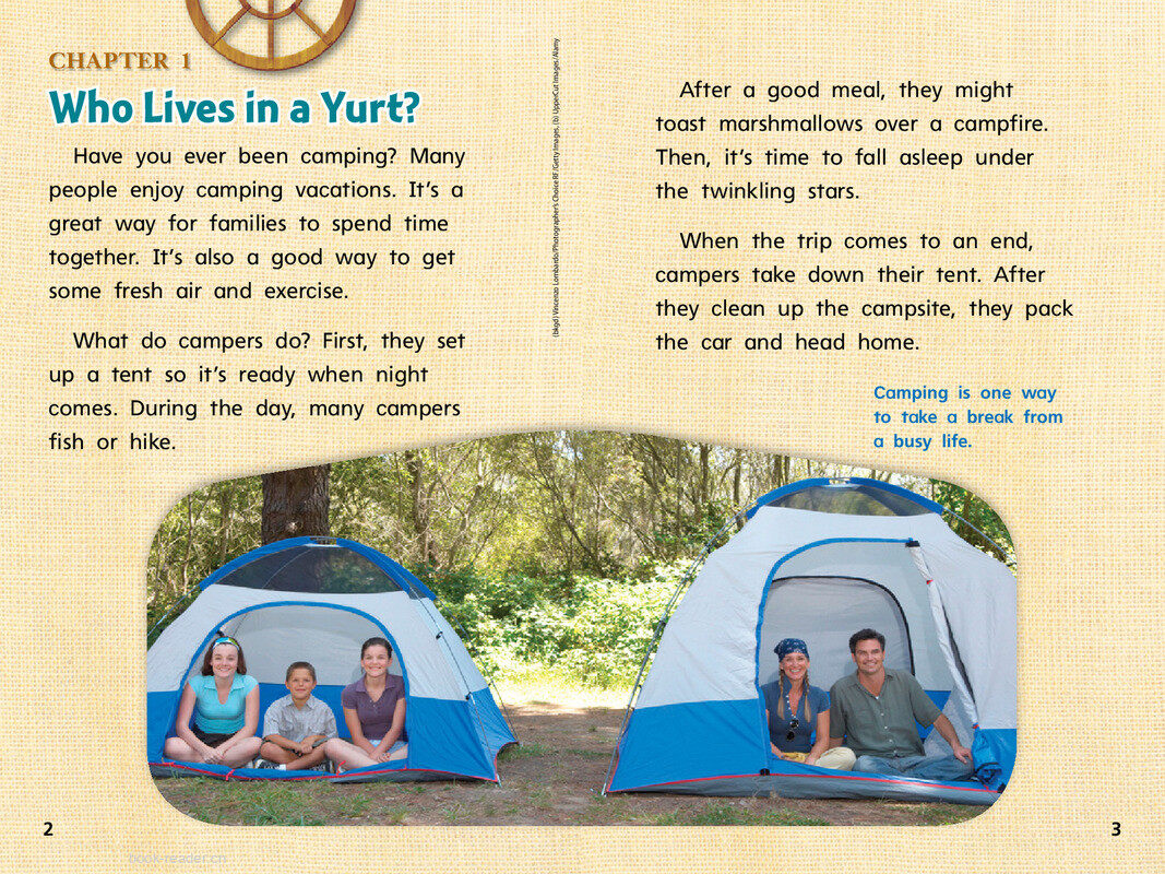 G1 Bey U5W5 What Is a Yurt绘本故事第4页