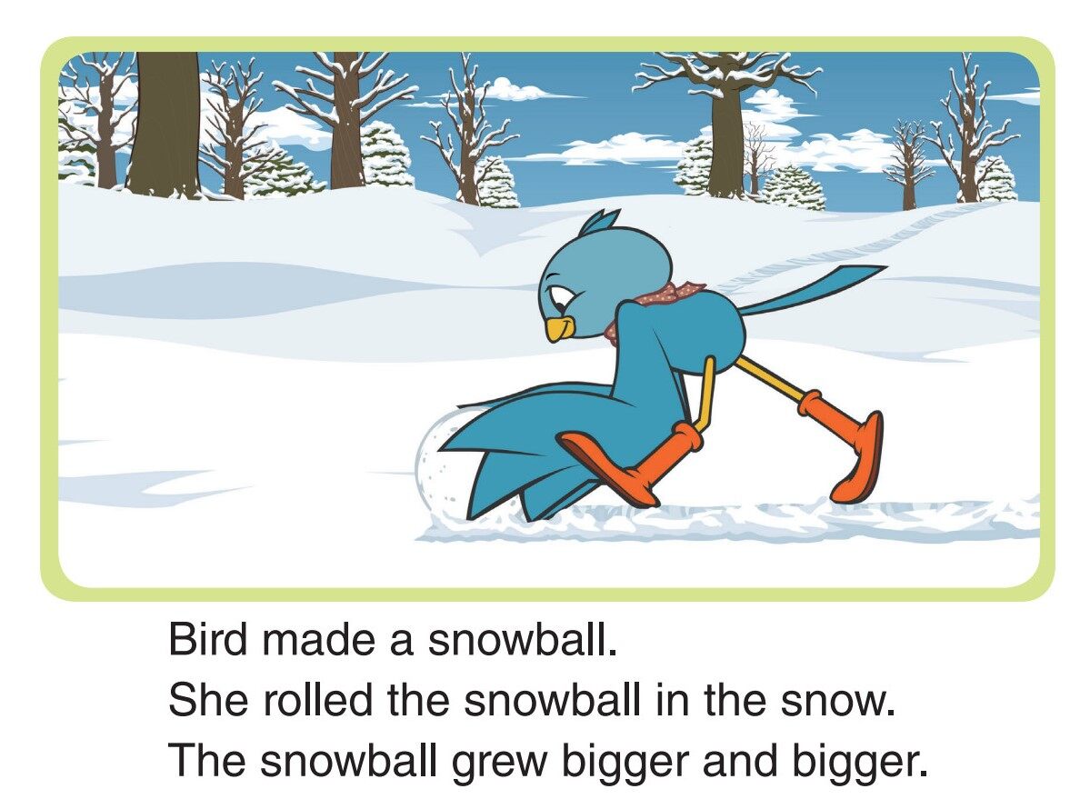 Making a Snowman绘本故事第5页