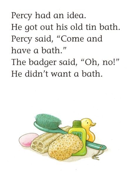 Percy and the badger绘本故事第4页