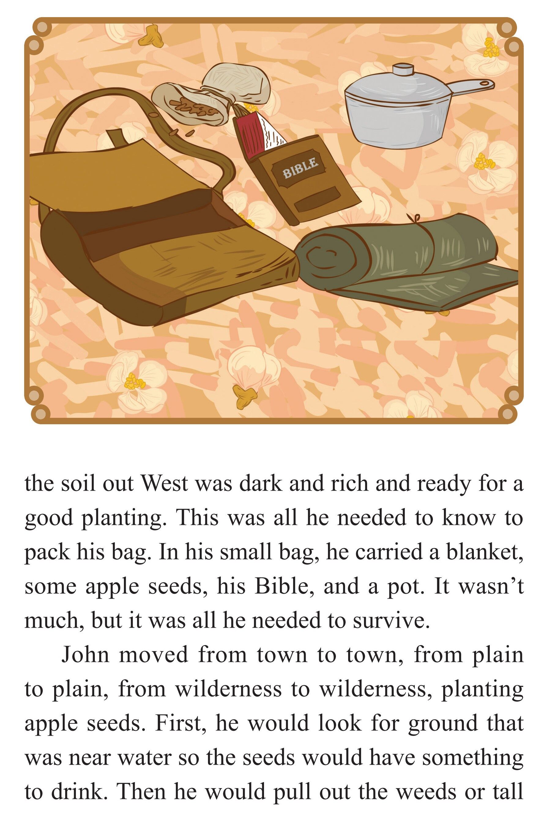 The Legend of the Apple Tree Man绘本故事第5页