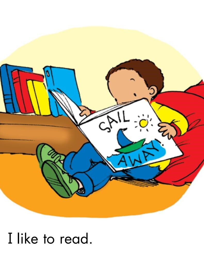 I Like School绘本故事第2页