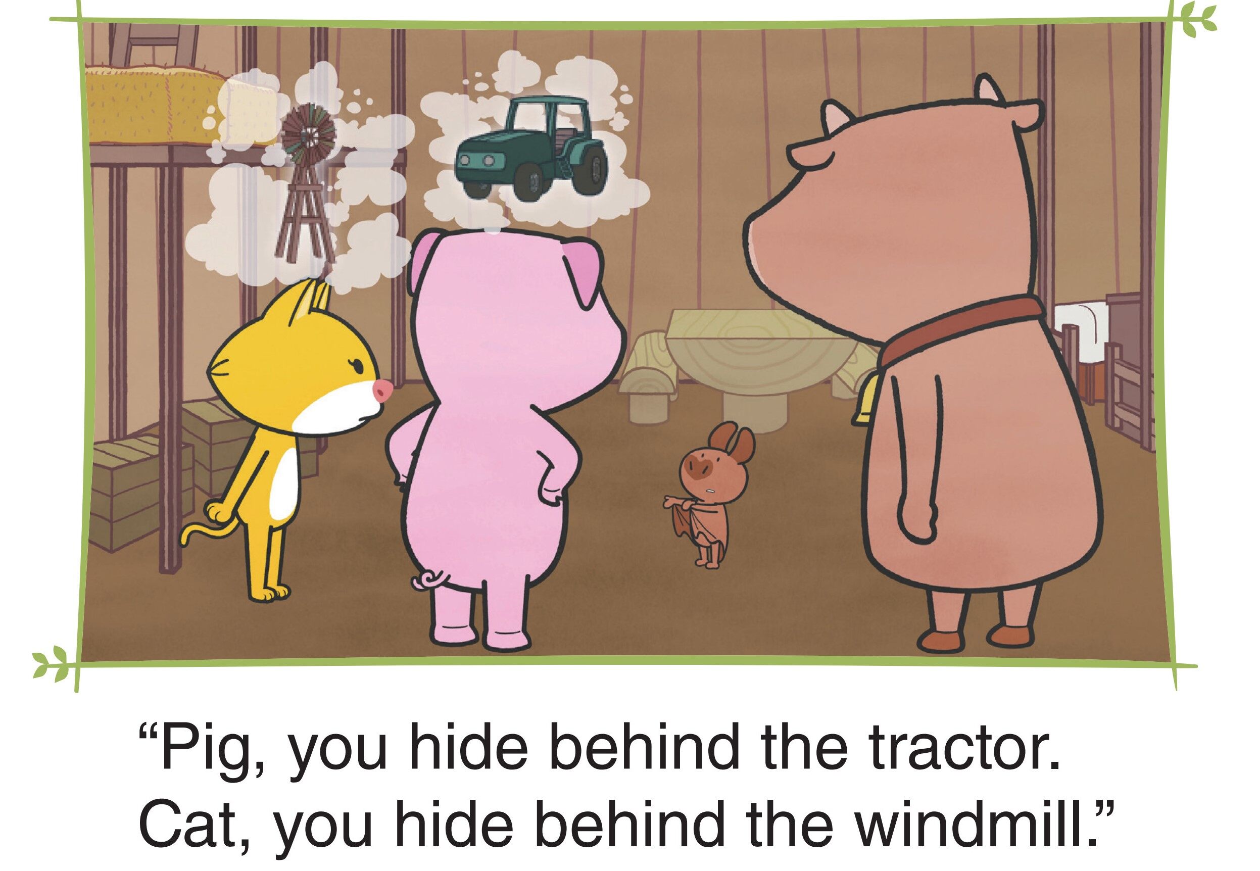 Bat Knows What to Do绘本故事第5页