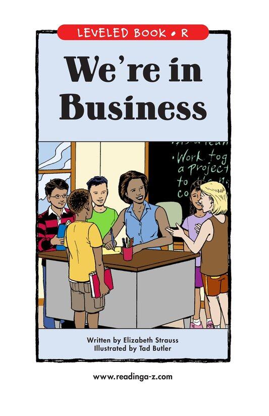 We're in Business绘本故事第2页