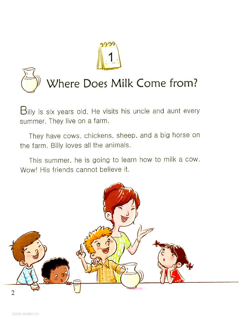 Where Does Milk Come from?绘本故事第3页