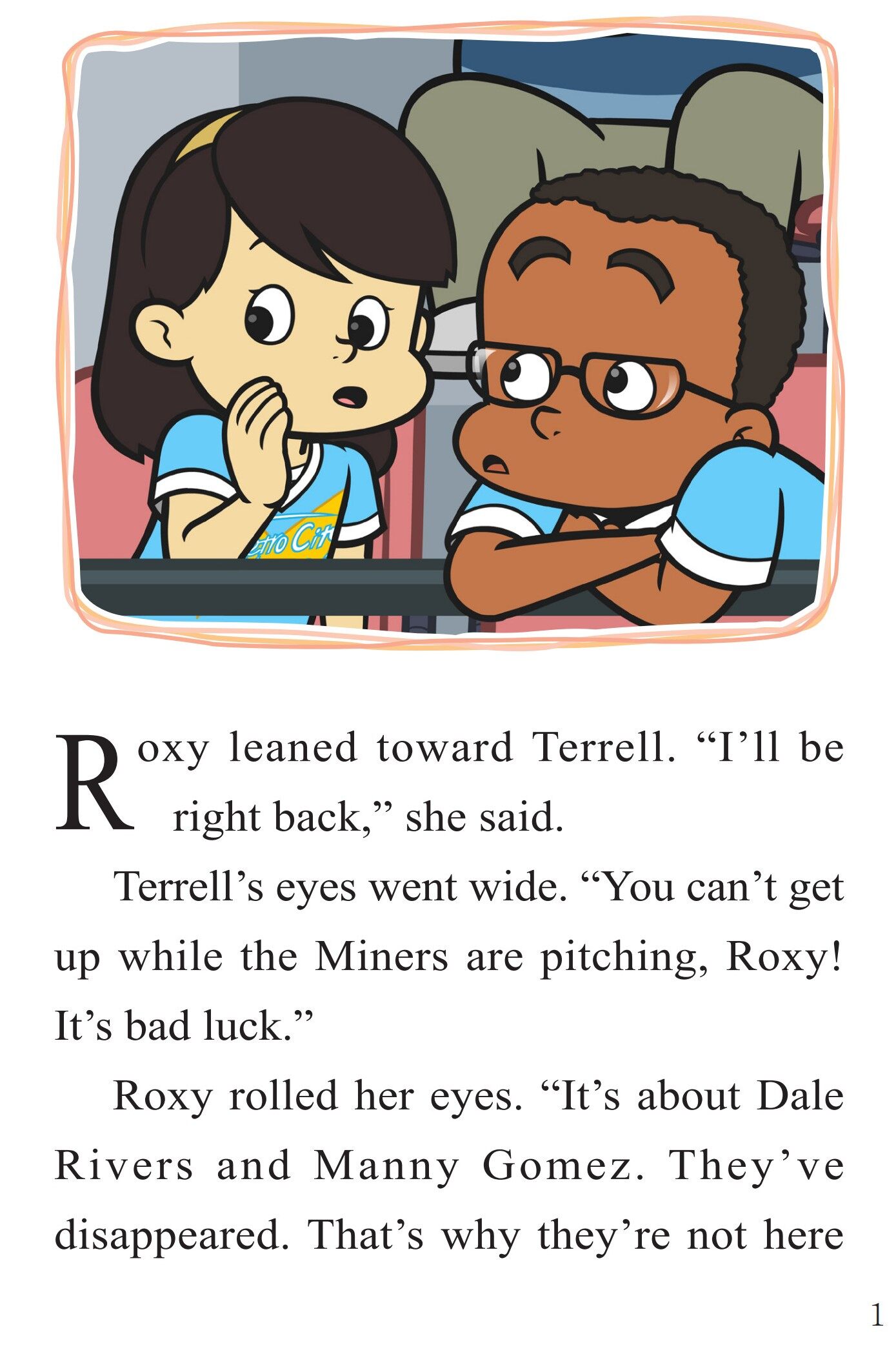 A Problem at the Stadium绘本故事第3页