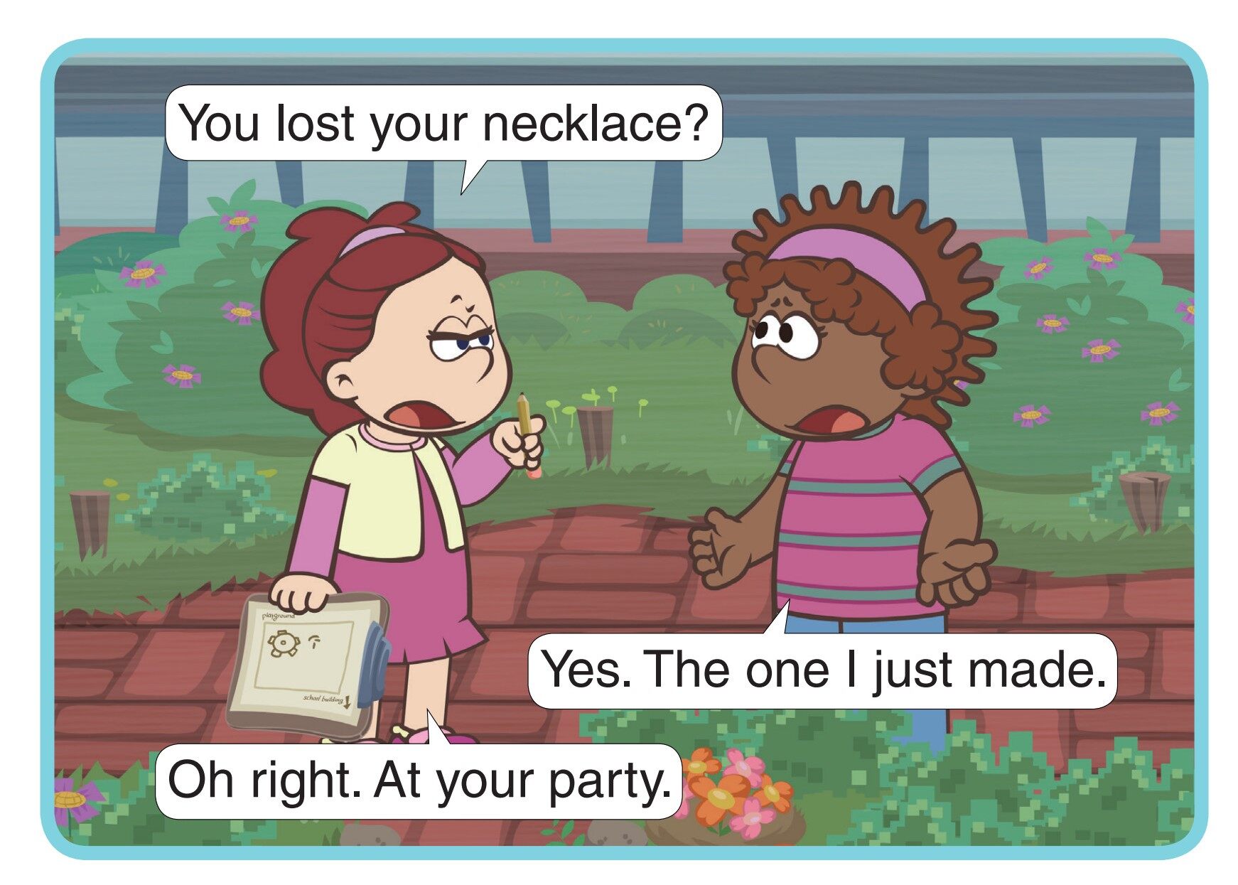 The Lost Necklace绘本故事第3页