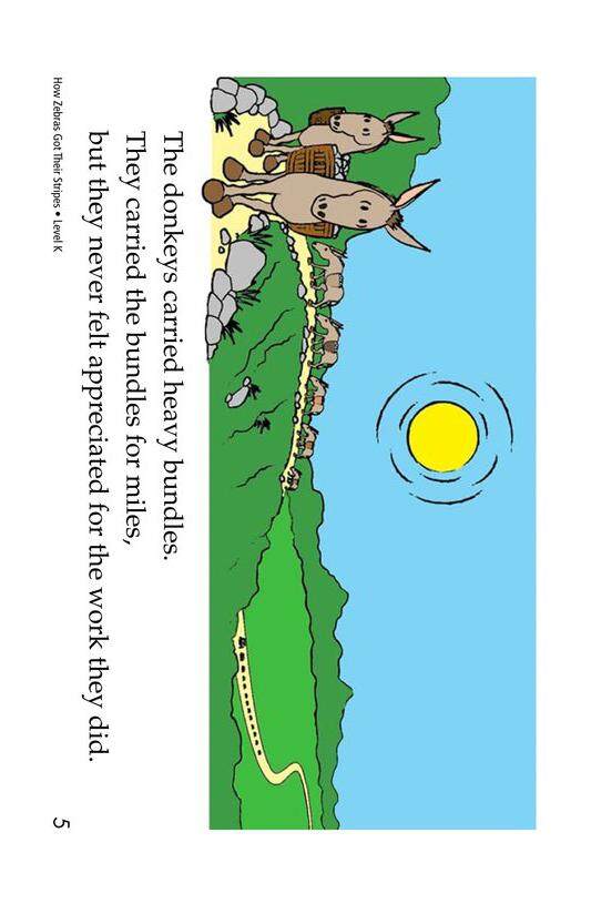 How Zebras Got Their Stripes绘本故事第5页