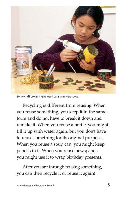 Nature Reuses and Recycles绘本故事第4页