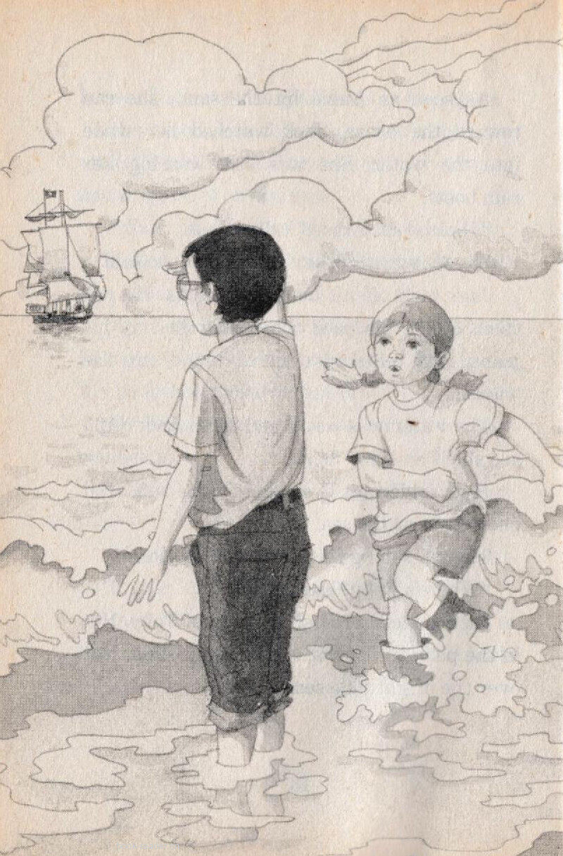 02 The Bright Blue Sea绘本故事第5页