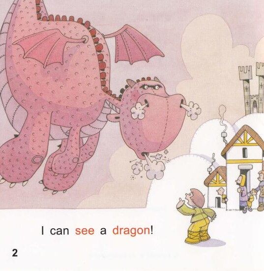 The hungry dragon绘本故事第3页