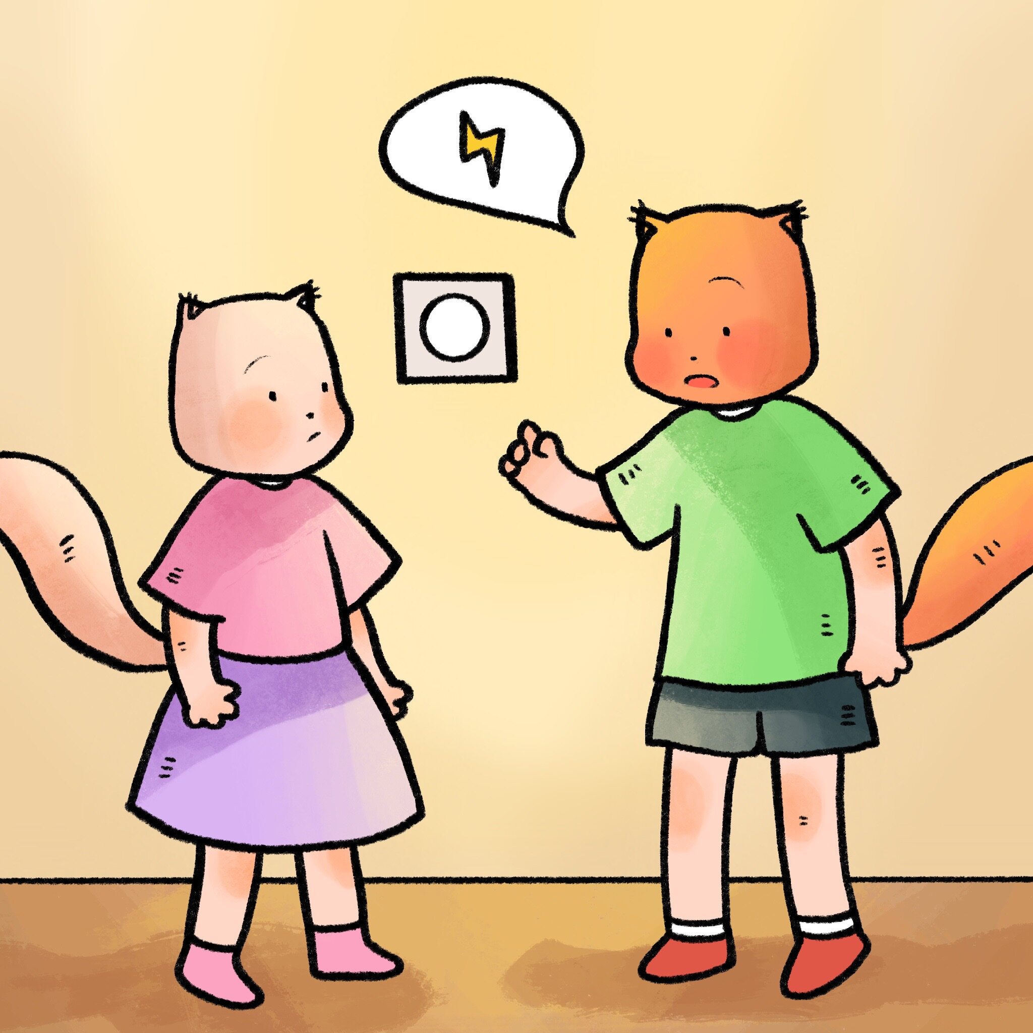 电源插头不能摸绘本故事第5页