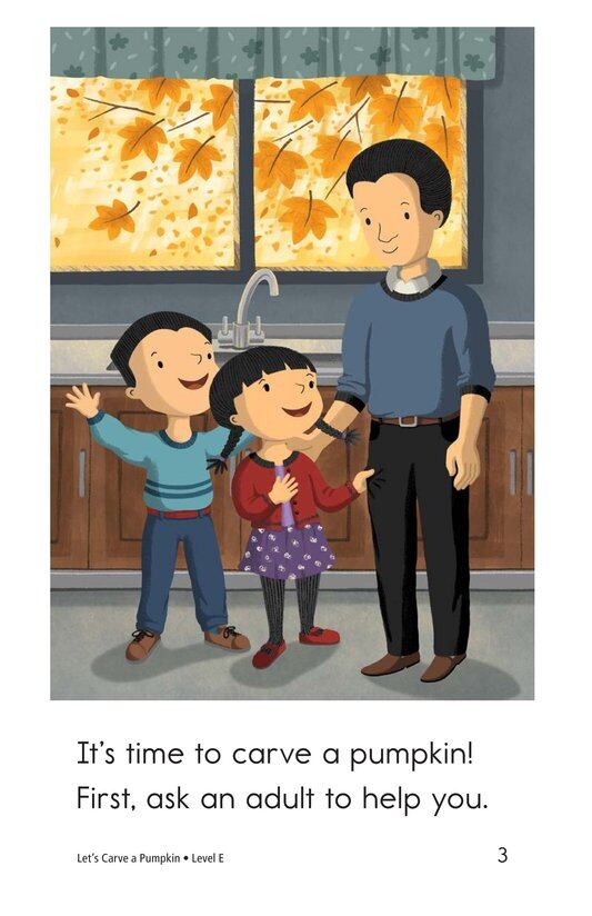 Let's Carve a Pumpkin绘本故事第3页