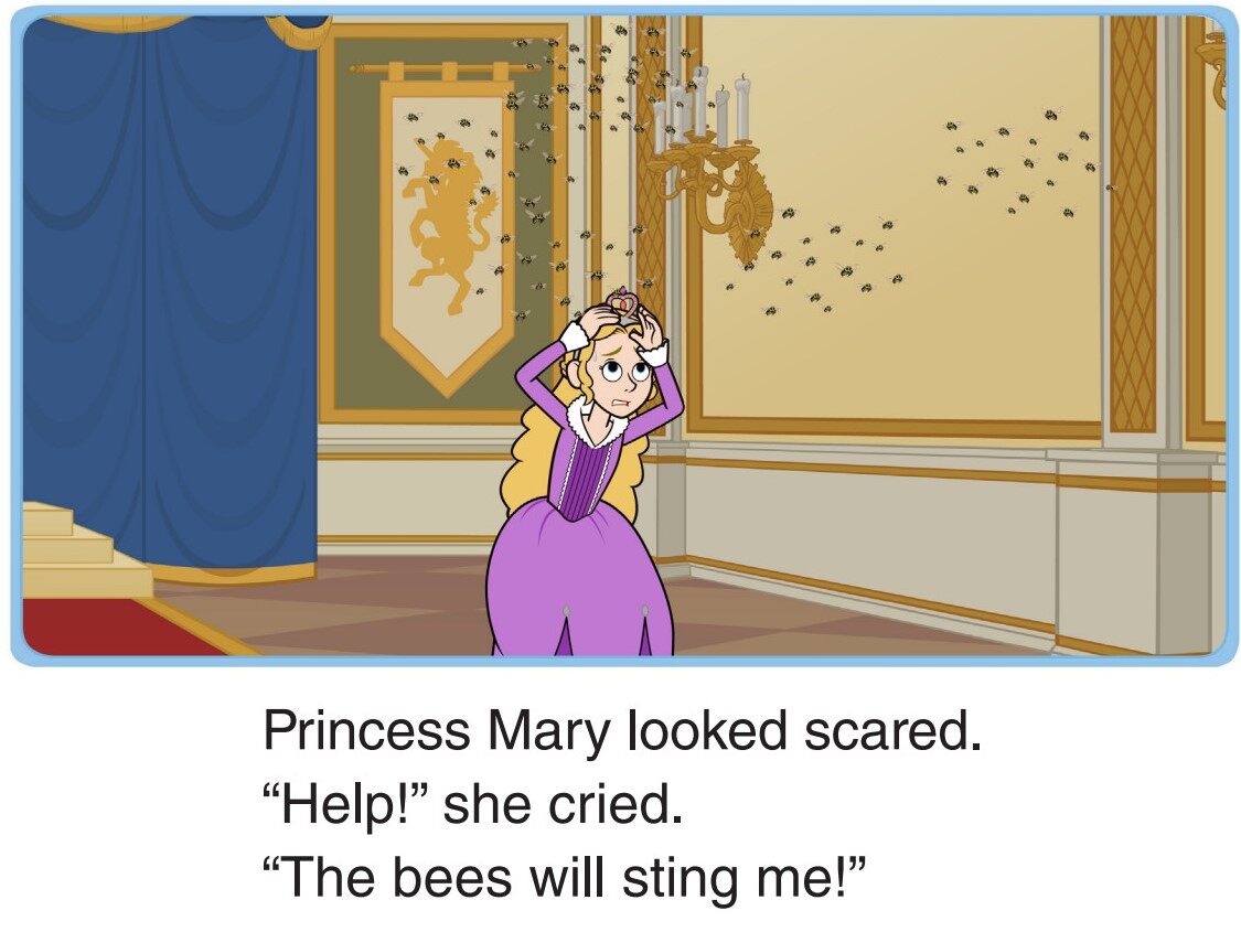 Flee, Bees!绘本故事第4页