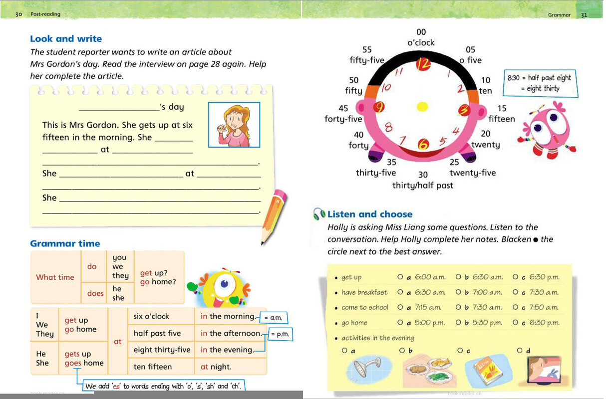 2B Unit 4 An interview with Mr Gordon绘本故事第4页