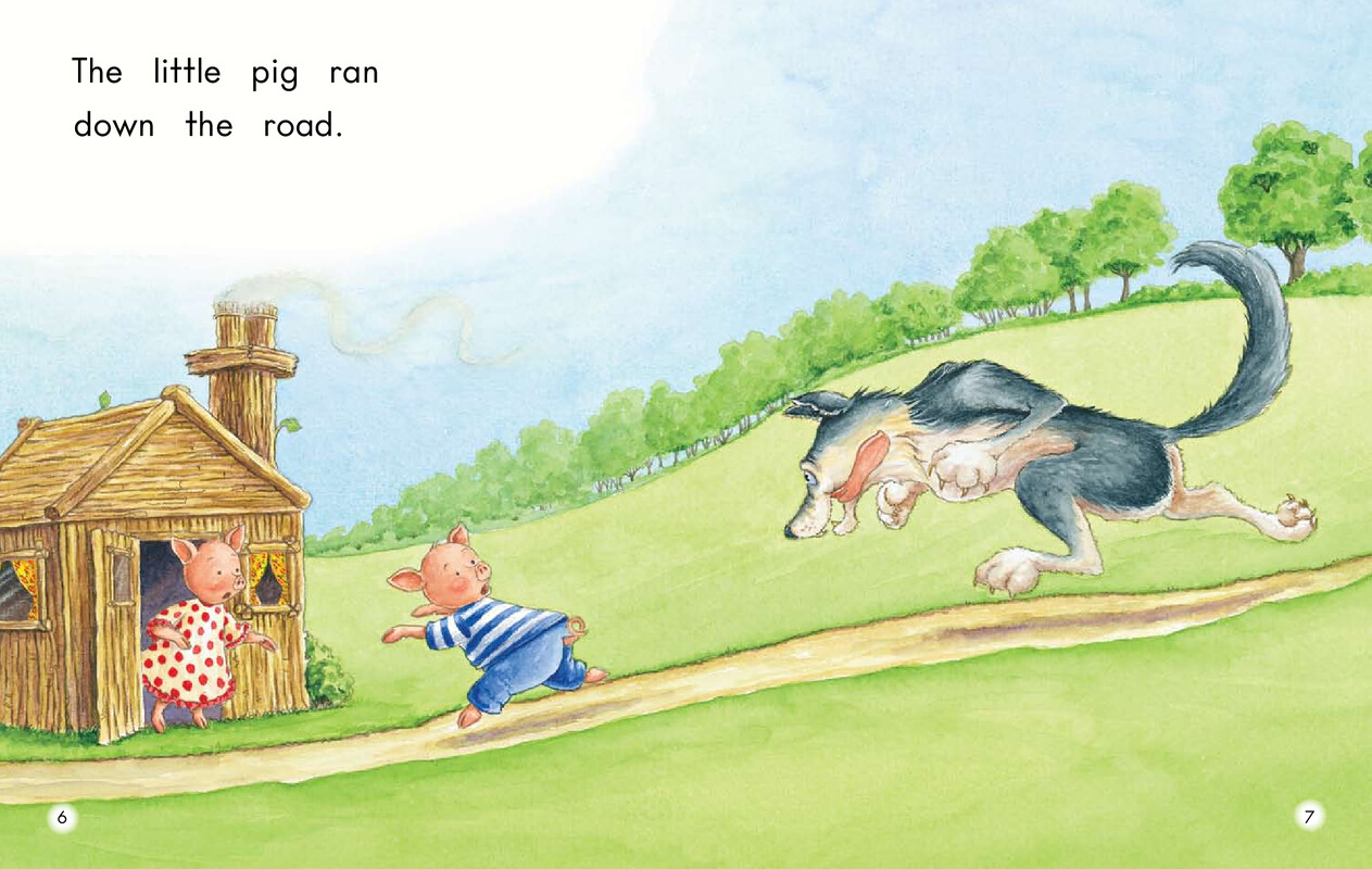 The Three Pigs绘本故事第5页