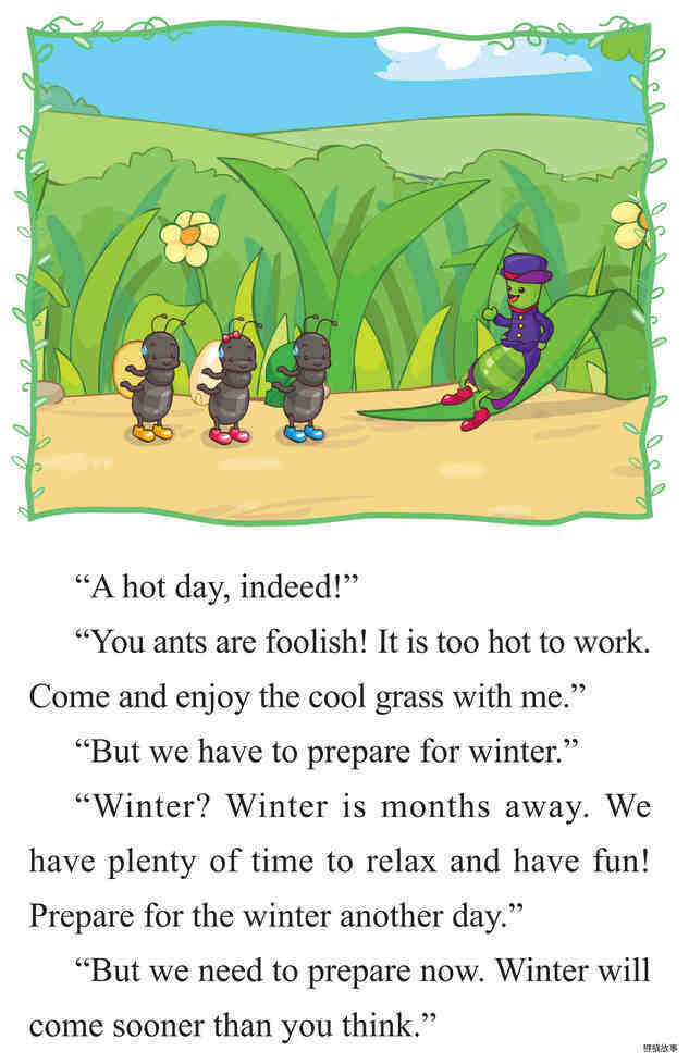 The Grasshopper and the Ant绘本故事第4页