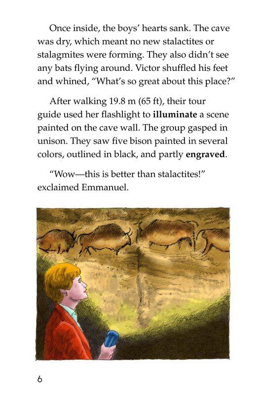 A Trip to a Prehistoric Cave绘本故事第5页