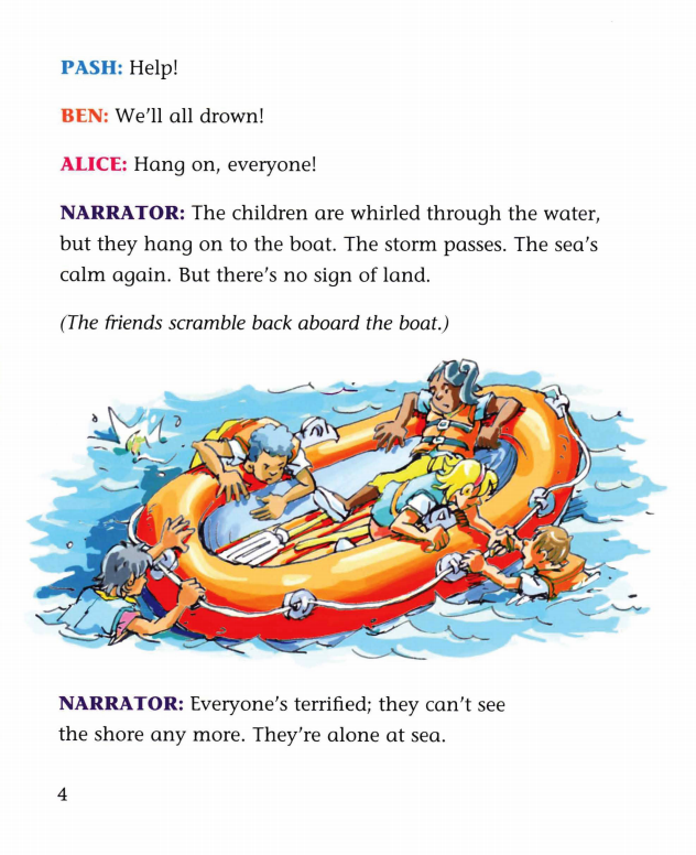 Escape from the Island绘本故事第4页