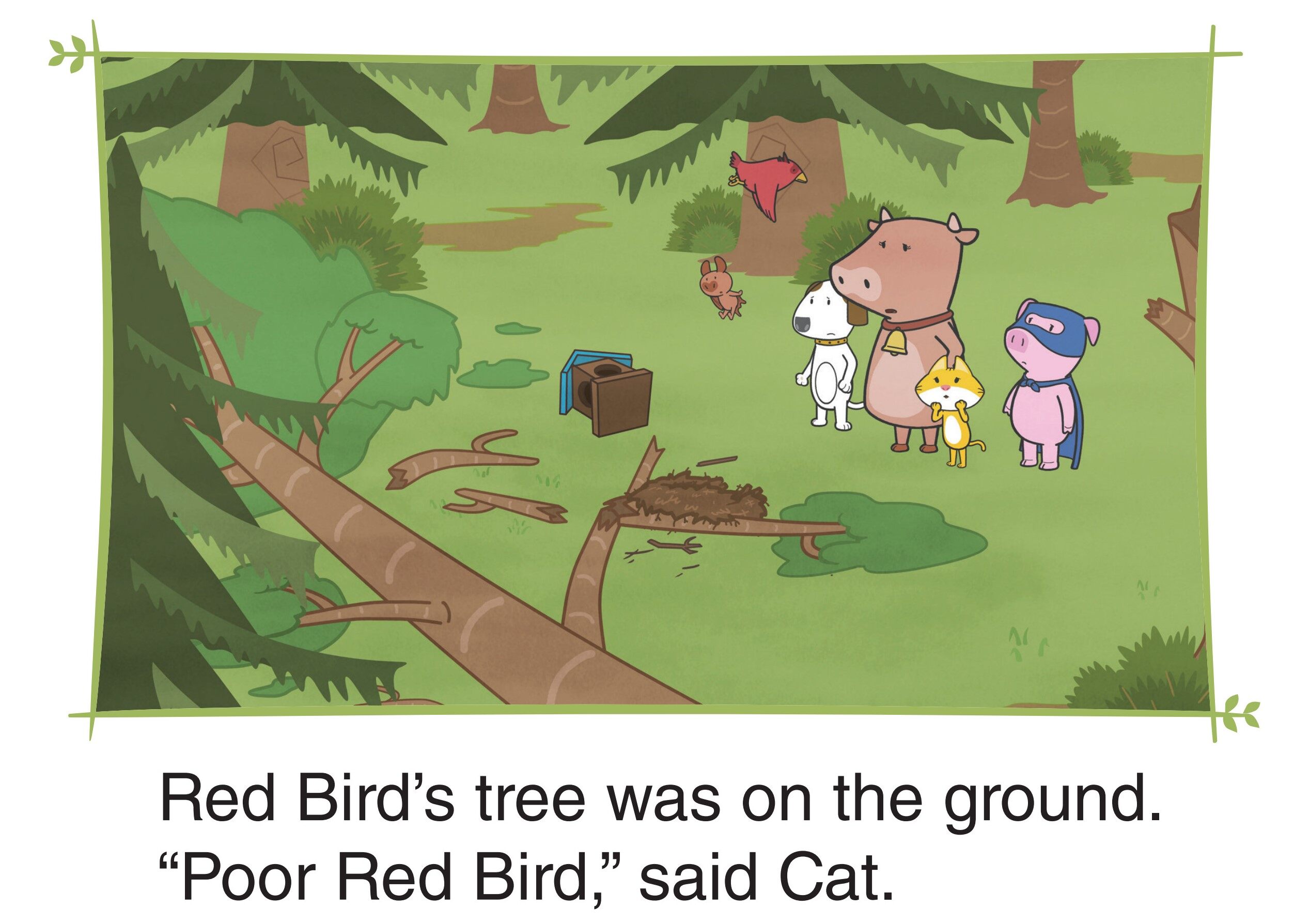 Red Bird's Hero绘本故事第2页