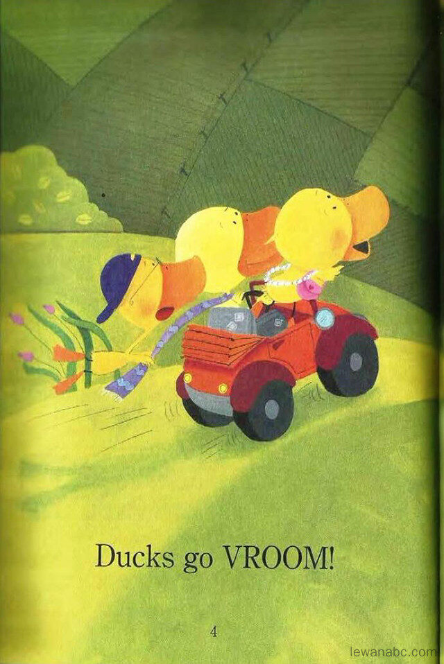 Ducks Go Vroom绘本故事第5页