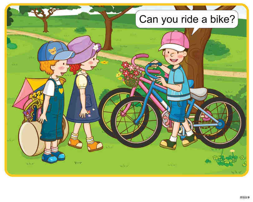 Can You Ride a Bike?绘本故事第2页