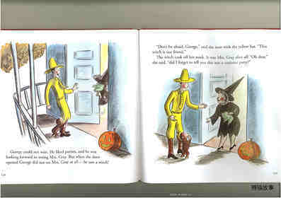 Curious George Goes to a Costume Party绘本故事第3页