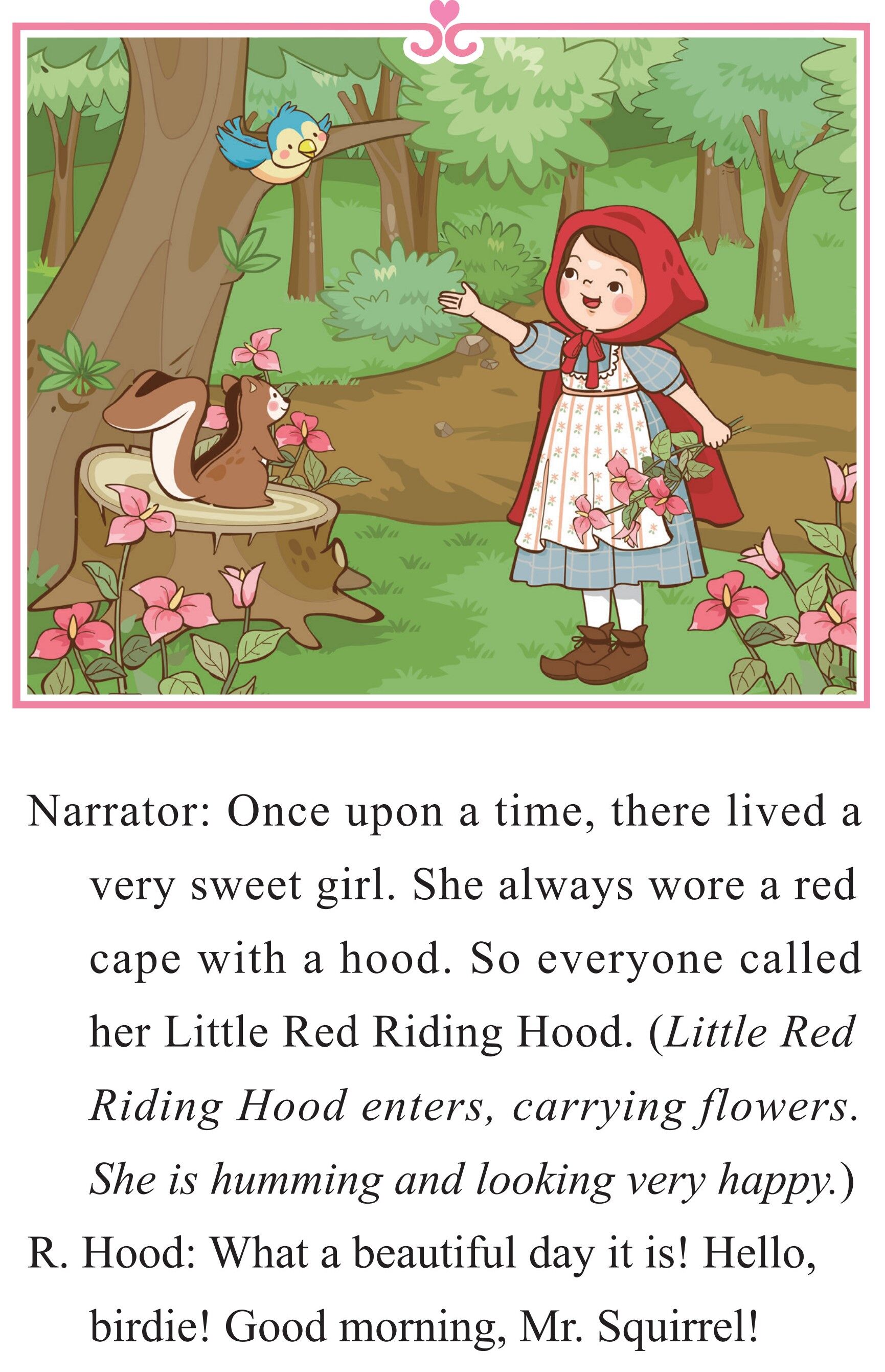 Little Red Riding Hood绘本故事第2页