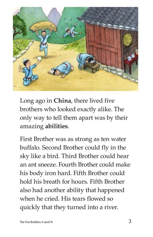 The Five Brothers绘本故事第3页