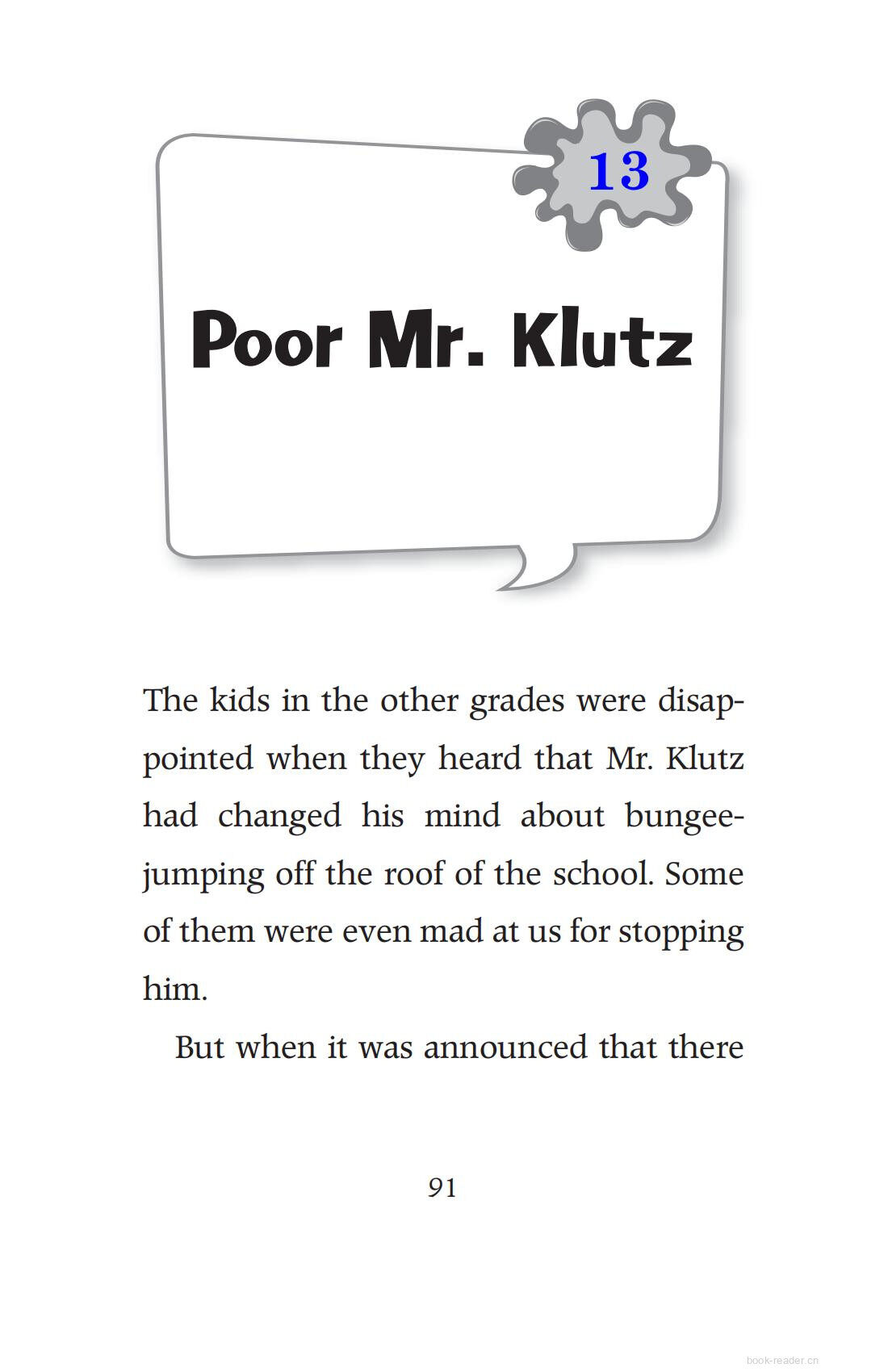 Chapter13 Poor Mr.Klutz绘本故事第2页