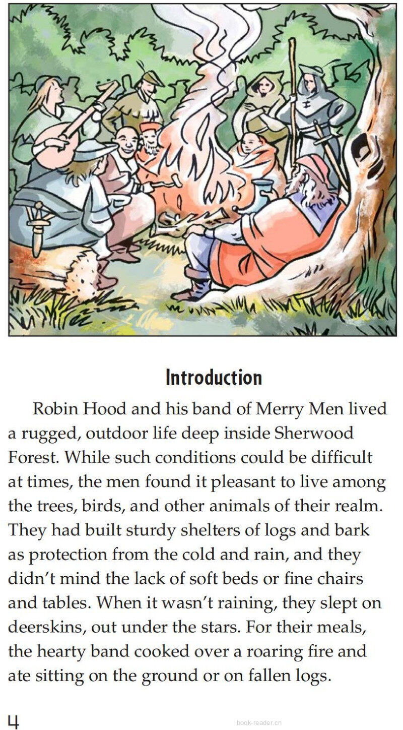 Robin Hood Wins the Sheriff's Golden Arrow绘本故事第3页