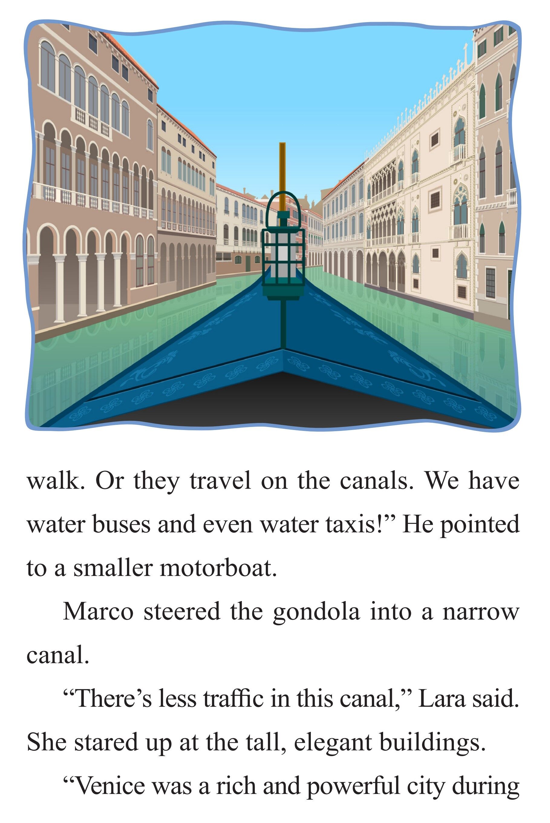 A Gondola Ride in Venice绘本故事第5页