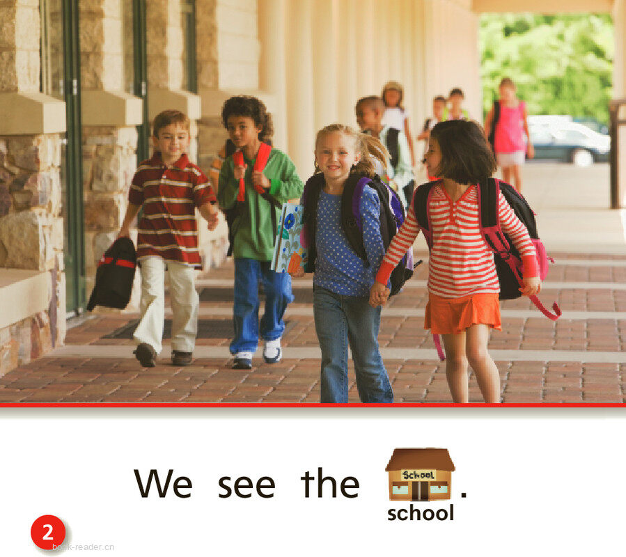 GK On U01W3 At School绘本故事第3页