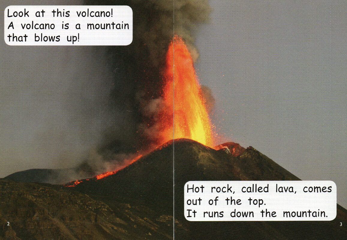 lets make a volcano绘本故事第3页