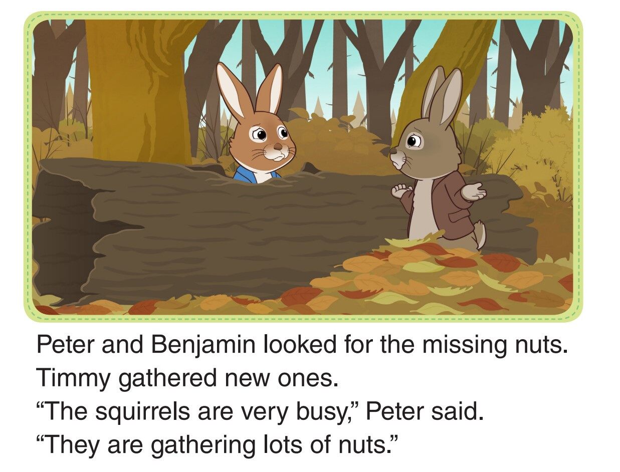 Peter and Benjamin Have a Feast 2_The Nut Thief绘本故事第3页
