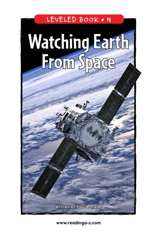 Watching Earth From Space绘本故事第2页