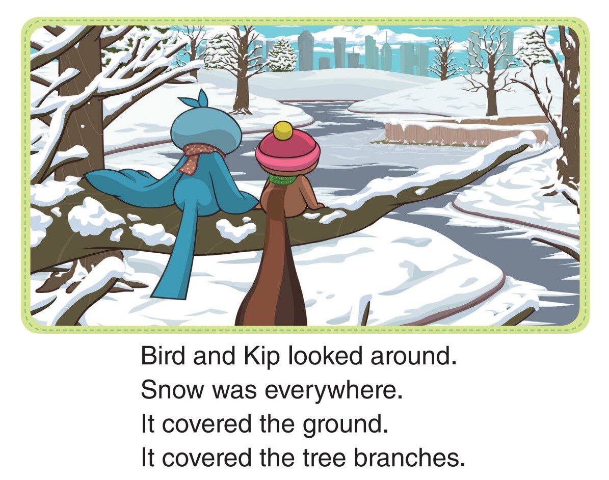 Making a Snowman绘本故事第2页