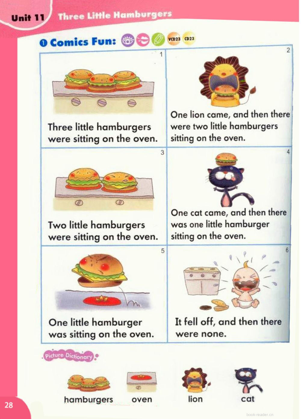 11 Three Little Hamburgers绘本故事第2页