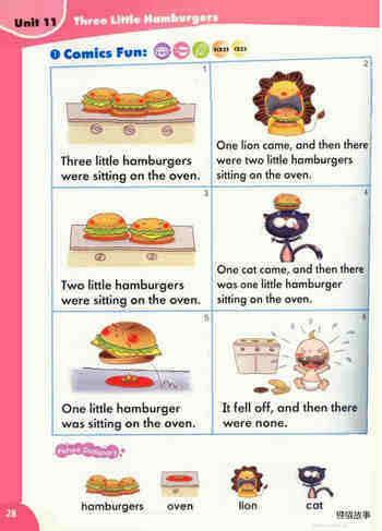 11 Three Little Hamburgers绘本故事第2页