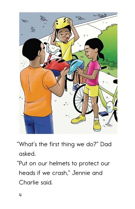 Safe Biking with Dad绘本故事第4页