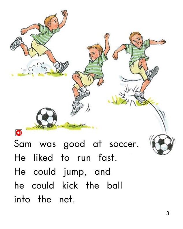 The soccer Game绘本故事第4页