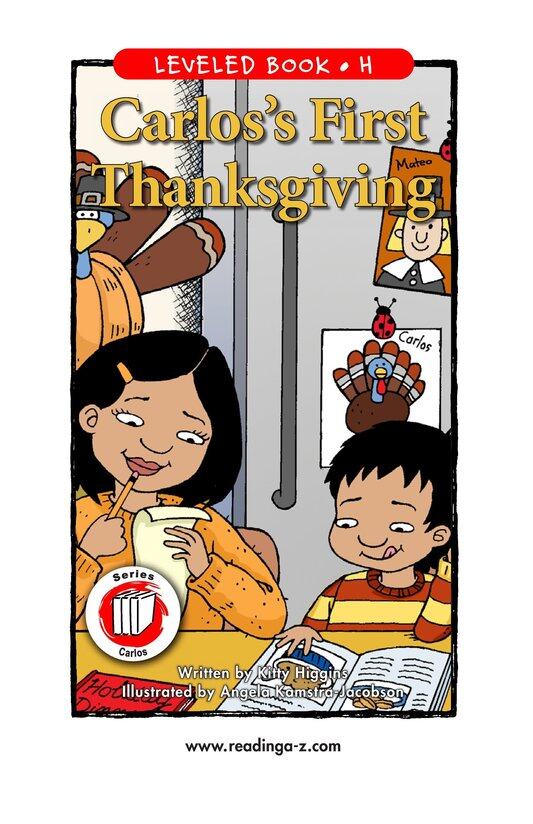 Carlos's First Thanksgiving绘本故事第2页