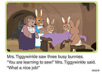 The Bunnies Help the Tailor 1_Busy Bunnies绘本故事第4页