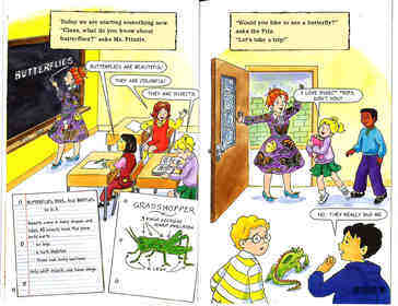Magic School Bus and the Butterfly Bunch绘本故事第4页