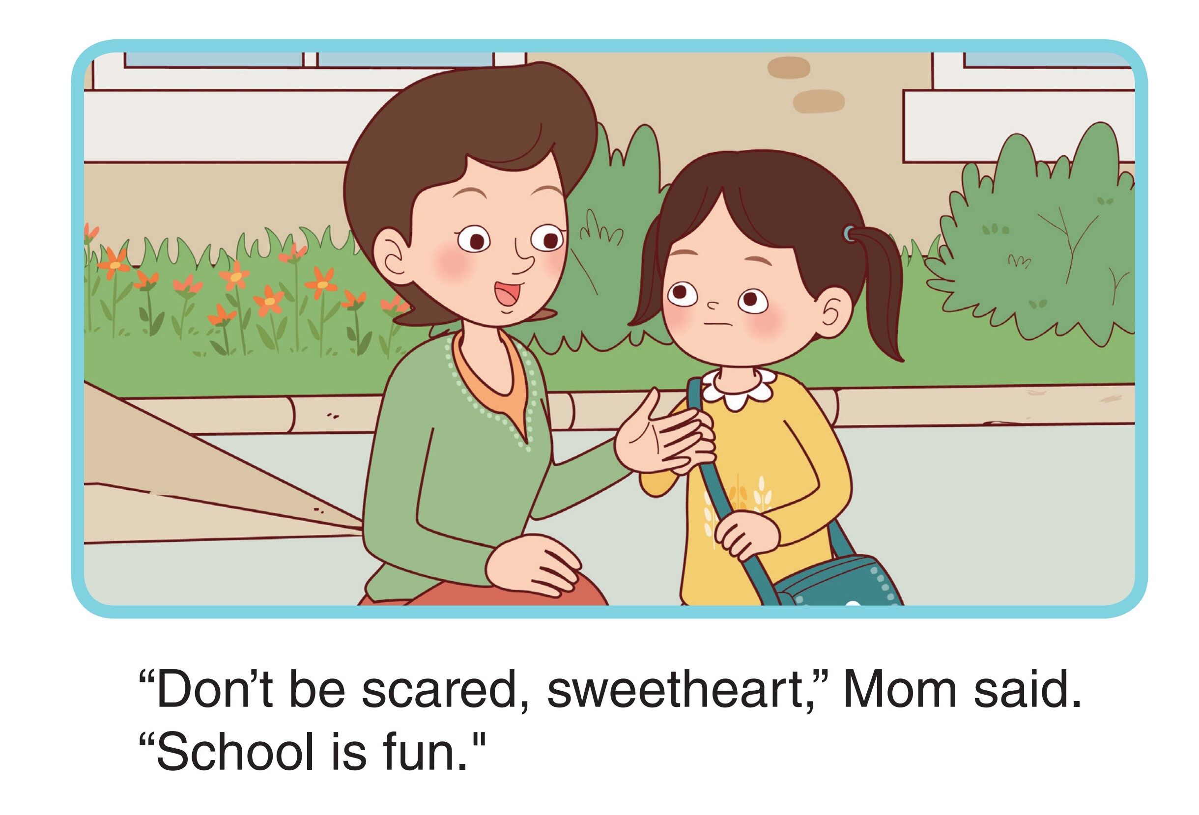 Yoo Jin's First Day绘本故事第4页